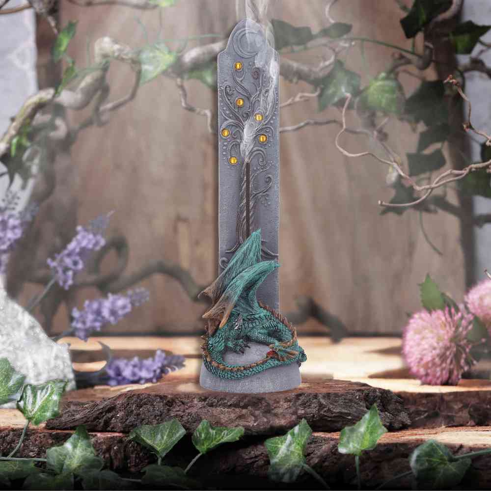 Nemesis Now - Smouldering Essence 28.5cm Incense burner - Dragon - Multicolours